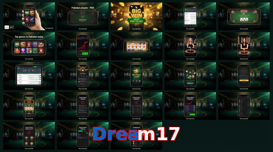 Main screen of Dream17 bet page for PK players